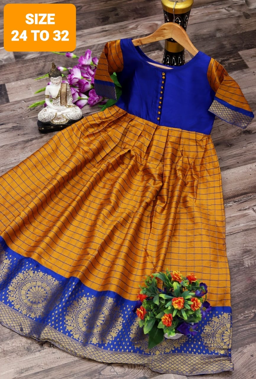 Rnx Kids Ethnic Wear Anarkali Long Kurti Latest Designer Collection